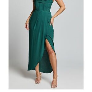 Showpo Elegant Green Maxi Dress